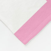 Boho Rainbow Custom Mama Est. Year Keepsake フリースブランケット (角)