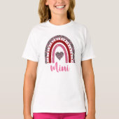 Boho Rainbow Daughter Shirt, Pink Tones Tシャツ (正面)