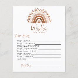 Boho Rainbow Gameベビーカードのご希望