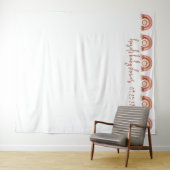 Boho Rainbow Lion Baby Shower Photobooth Backdrop タペストリー (インサイチュ(横))