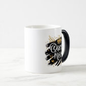 Boho Rainbow Mama – Warm Earthy Tones Design モーフィングマグカップ (正面右)