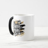 Boho Rainbow Mama – Warm Earthy Tones Design モーフィングマグカップ (正面左)