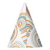 Boho Rainbow MR Onederful パーティーハット (裏面)