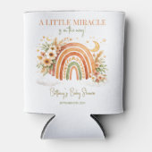 Boho Rainbow Neutral Baby Shower  缶クーラー (正面)