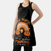Boho Rainbow NICU Nurse Cutest Pumpkins The Patch エプロン (インサイチュ)