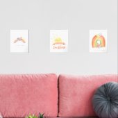 Boho Rainbow Nursery Room Decor (リビング)