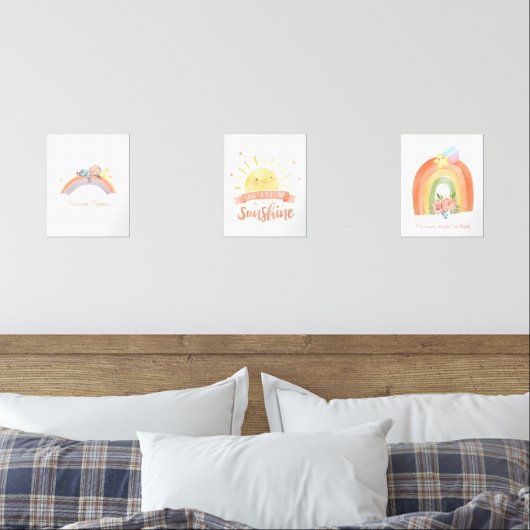 Boho Rainbow Nursery Room Decor (寝室)