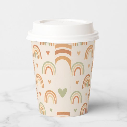 Boho Rainbow Paper Cup 紙コップ (左)