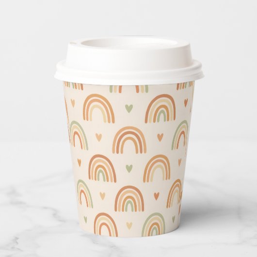 Boho Rainbow Paper Cup 紙コップ (裏面)