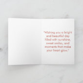 Boho Rainbow Party カード (内部)