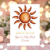 Boho Rainbow Party カード