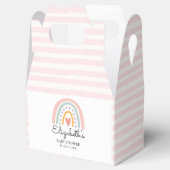 Boho Rainbow | Pastel Baby Shower Girl フェイバーボックス (オープン)