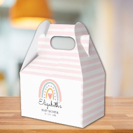 Boho Rainbow | Pastel Baby Shower Girl フェイバーボックス