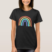 Boho Rainbow Pride LBGTQIA Pocket Tシャツ (正面)