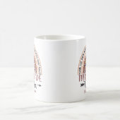  Boho Rainbow Tumbler for 3rd Grade Teacher コーヒーマグカップ (中央)