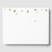 Boho Rainbow With Sunflowers Baby Shower ゲストブック (裏面)