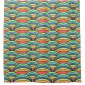 Boho Rainbows シャワーカーテン (正面)