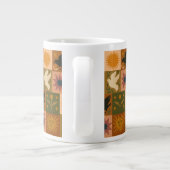 Boho Retro Celestial Sun Moon  ジャンボコーヒーマグカップ (裏面)