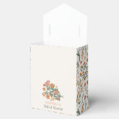 Boho Retro Wildflower Bridal Shower フェイバーボックス (オープン)