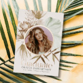 Boho Reviera写真卒業のお知らせ 箔招待状