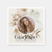 Boho Reviera写真卒業 スタンダードカクテルナプキン (正面)