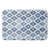 Boho Rhombus Modern Chic バスマット (正面)