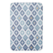 Boho Rhombus Modern Chic バスマット (正面縦)
