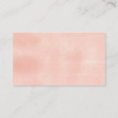 Boho Rosa Animales Selva Pañal Sorteo エンクロージャーカード (裏面)