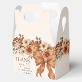 Boho Rustic Fall Floral Baby Shower Party フェイバーボックス (オープン)