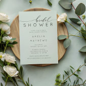 Boho Sage Green Bridal Shower 招待状
