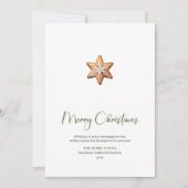 Boho Sage Terracotta Christmas Greeting Card シーズンカード (正面)