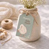 Boho Silly Goose Personalized Baby Shower  ギフトタグ