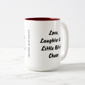 Boho Sister Mug with Floral Heart & Names マグカップ (正面右)
