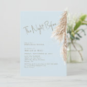 Boho Sky Blue The Night Before Pampas 招待状 (スタンド正面)