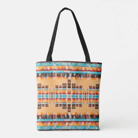Boho Southwest Inspired トートバッグ (裏面)