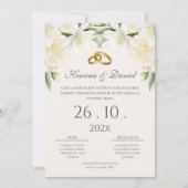 Boho Spanish Wedding Invitation 招待状 (正面)
