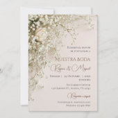 Boho Spanish Wedding Invitation 招待状 (正面)