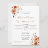 Boho Spanish Wedding Invitation 招待状 (正面)