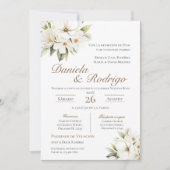Boho Spanish Wedding Invitation 招待状 (正面)