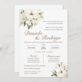 Boho Spanish Wedding Invitation 招待状 (正面/裏面)