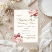 Boho Spanish Wedding Invitation 招待状