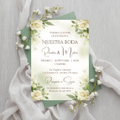 Boho Spanish Wedding Invitation 招待状