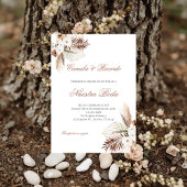 Boho Spanish Wedding Invitation 招待状