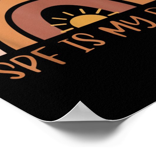 Boho Spf Is My Bff Dermatology Dermatologists Derm ポスター (角)