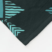 Boho Spirit：部族のシームレス フリースブランケット (角)