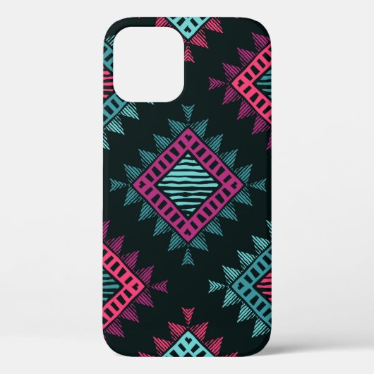 Boho Spirit：部族のシームレス Case-Mate iPhoneケース (裏面)
