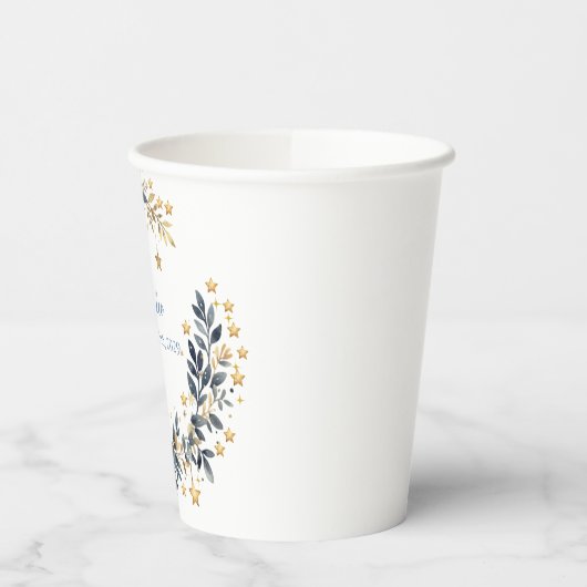 Boho Stars Greenery Paper cup 紙コップ (左)