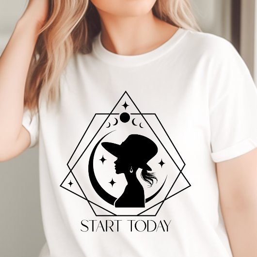 Boho Start Today幾何学女性感動的 トライブレンドＴシャツ