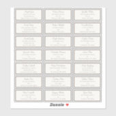 Boho Storybook Dragon Baby Showerゲストアドレス シール (シート)