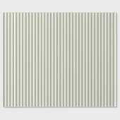 Boho Stripe Striped Neutral Minimalist Beige Sage ラッピングペーパー (フラット)
